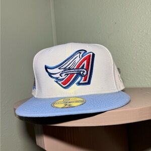 New Era Angels White and Green Cap